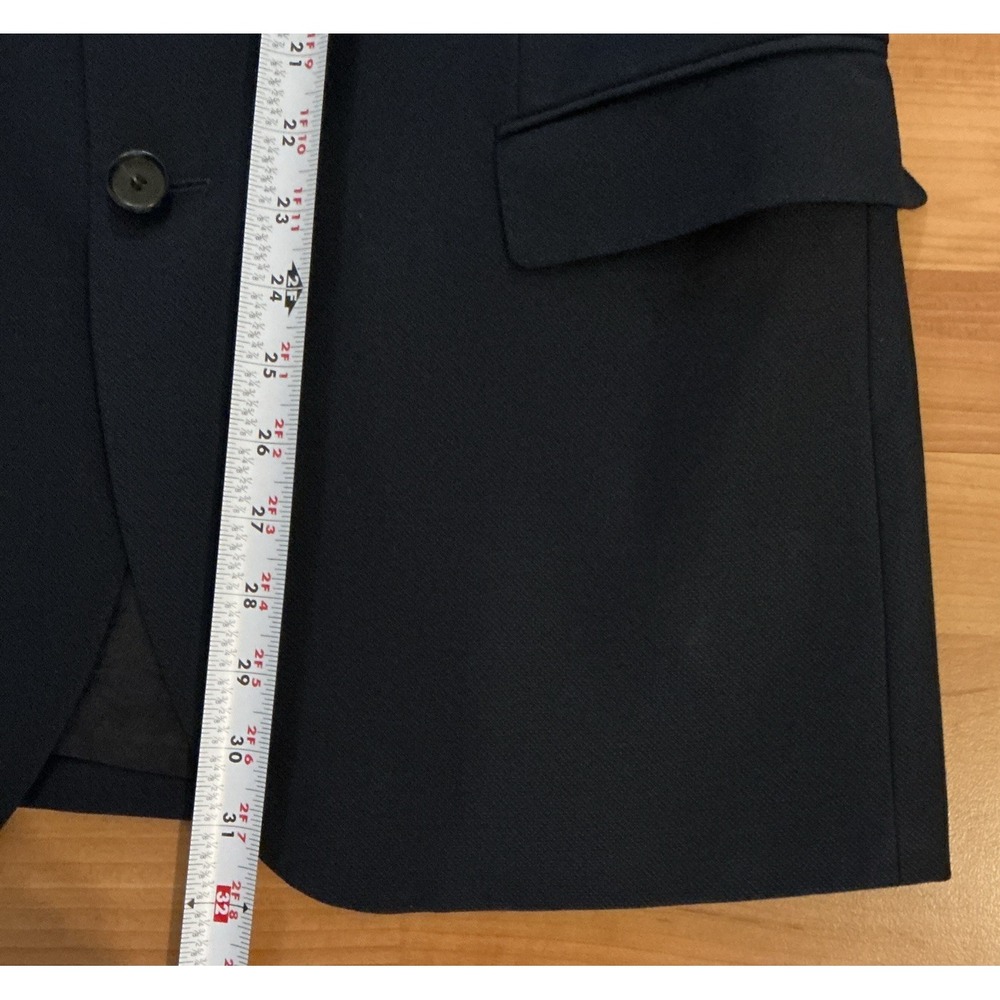 Hugo Boss 100% Virgin Wool Blazer 44R • Navy Blue • Two‑Button & Dual Vent - Picture 12 of 14